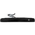 Exterior Door Handle Garnish With Lamp Assembly Smooth Black