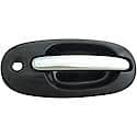 Exterior Door Handle Front Right Chrome Lever Black Housing