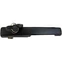 Exterior Door Handle Front Left Black Without Power Lock With Key