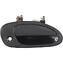 Exterior Door Handle Front Right Smooth Black