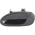 Exterior Door Handle Rear Left Smooth Black