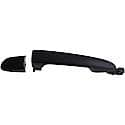 Exterior Door Handle Rear Left Smooth Black