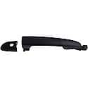 Exterior Door Handle Front Left Smooth Black