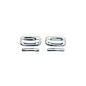 Chrome Door Handle Cover 2 pc.; w/Keypad