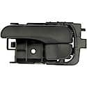 Interior Door Handle Front/Rear Left Smooth Black