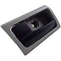 Interior Door Handle - Front Left - Black Lever+Gray Housing (Flint/Black)