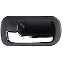 Interior Door Handle Rear Left Sedan, Black/Chrome