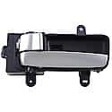 Interior Door Handle Front LH, Rear LH Silver and Black