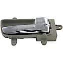 Interior Door Handle Front Right, Rear Right Gray and Chrome