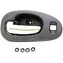 Interior Door Handle Textured Black Without Lock