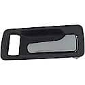 Interior Door Handle Front Right Without Power Lock Chrome/Black