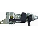 Interior Door Handle Front Left Black Metal