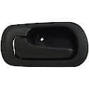 Interior Door Handle Rear Left Black