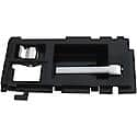 Interior Door Handle Front And Rear Right Smooth Black (Metal)