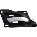 Interior Door Handle Rear Right Chrome Lever/Black Housing