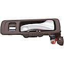 Interior Door Handle Front Right Chrome Lever/Beige Housing