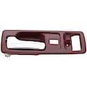 Interior Door Handle Front Left With Power Lock Chrome/Red