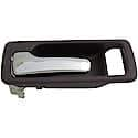 Interior Door Handle Front Left Without Power Lock Chrome/Brown