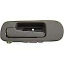 Interior Door Handle Front Left Without Lock Hole Brown (Taupe)