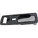 Interior Door Handle Front Right With Power Lock Chrome/Black