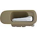 Interior Door Handle Front Right Chrome/Beige Ivory