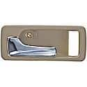 Interior Door Handle Front Left Without Power Lock Chrome/Beige