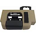 Interior Door Handle Rear Right Black Lever Brown Housing Camel