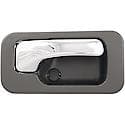 Interior Door Handle Rear Right Chrome Gray