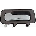 Interior Door Handle Rear Left Chrome Brown