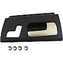 Interior Door Handle Front Right Kit Chrome Lever Black Housing