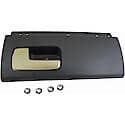 Interior Door Handle Rear Left Kit Chrome Lever Black Housing