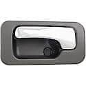 Interior Door Handle Rear Left Chrome Gray