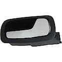 Interior Door Handle Rear Right Kit Chrome Lever Black Housing