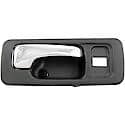 Interior Door Handle Front Right With Lock Hole Chrome Black