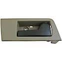 Interior Door Handle Front Right Black Lever Gray Housing Manual Lock