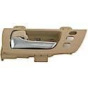 Interior Door Handle Front Left Chrome Lever Beige Ivory Housing 3 Holes