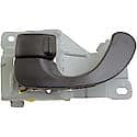 Interior Door Handle Front And Rear Left Black (Metal)