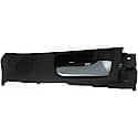 Interior Door Handle Front Right Without Memory Adjust System Chrome Lever Black