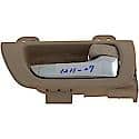 Interior Door Handle Rear Right Chrome Lever Beige Ivory Housing