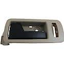 Interior Door Handle Front Left Black Lever Beige Housing Stone