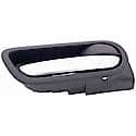 Interior Door Handle Rear Right Chrome Lever Black Housing