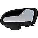 Interior Door Handle Front Or Rear Right Chrome Lever Black Housing