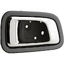 Interior Door Handle Chrome and Dark Gray