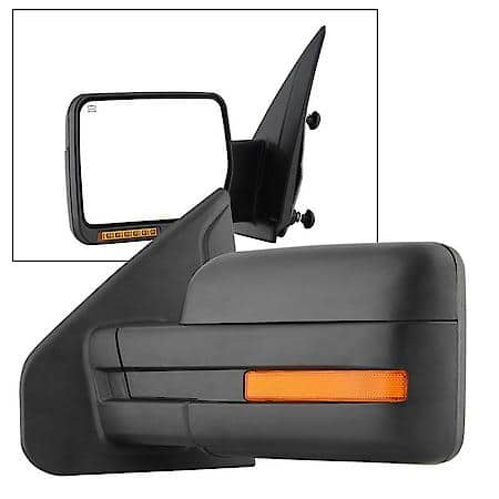 Mirror Assembly: Driver Side, Power Adjust, Heated, W/ Signal, Foldable, 1 Pk