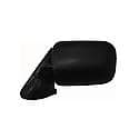 Driver Side Manual Door Mirror; Low Mount; Textured Black