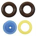 Fuel Injector Fuel Feed and Return Pipe O-Ring Kit with Seals with 2 O-Rings