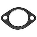 2 Bolt Exhaust Pipe Flange Gasket: Fiber with Steel, Heat Resistant, Premium Materials