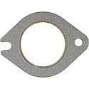 2 Bolt Exhaust Pipe Flange Gasket: Fiber with Metal, Heat Resistant, Premium Materials