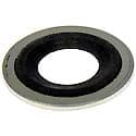 Metal/Rubber Drain Plug Gasket, Fits 1/2, 9/16, M14