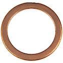 Copper Drain Plug Gasket, Fits 11/16, M18